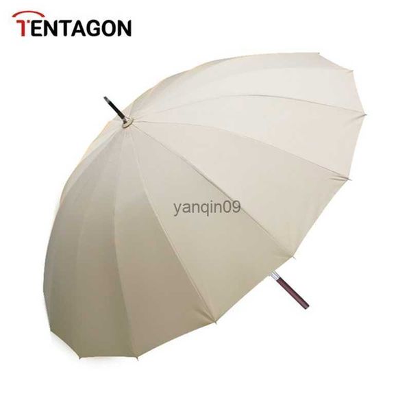 Umbrellas mango largo paraguas para paraguas de color gruesa de metal reforzado con viento duradero y resistente al agua superficie paraguas de lujo luxuryumbrella HKD230817