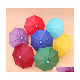 Paraplu's mini -simatie paraplu voor kinderen speelgoed cartoon veel kleur decoratieve p oography props draagbaar en licht 4 9db zz drop dhhw3