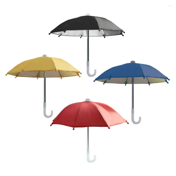 Parapluies Parapluie de moto Équitation Petit vélo décoratif Visière Support de téléphone Voiture