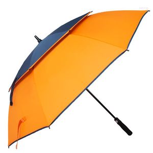 Parapluies Oem Rpet Design Golf Umbrella Double Layers Vent Strong Custom Logo Windproof