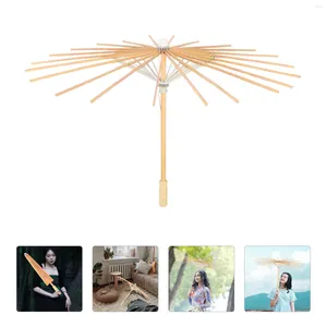 Paraplu's oliekapier paraplu ventilator stand handgemaakte beugels geolied rekken houten houder ambacht voor decor houten vakantiekind
