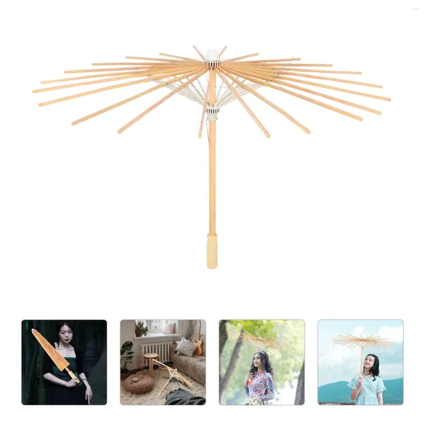 Parapluies huile papier parapluie ventilateur support supports faits à la main supports huilés support en bois artisanat pour décor en bois vacances enfant