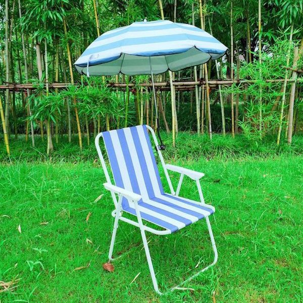 Parapluies Portable plage parapluie pince pince réglable Protection solaire ombre auvent pour bateau Kayak chaise poussettes randonnée