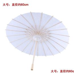 Parapluies de qualité de mariage de mariage parasols de papier blanc en papier blanc mini parapluie 4 diamètre 20 30 40 cm Drop livraison du jardin dhs8p