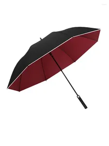 Paraplu Versterkte Business Zwarte Paraplu Mannen Winddicht Grote Auto Zon Outdoor Guarda Chuva Parapluie Rainware Sol