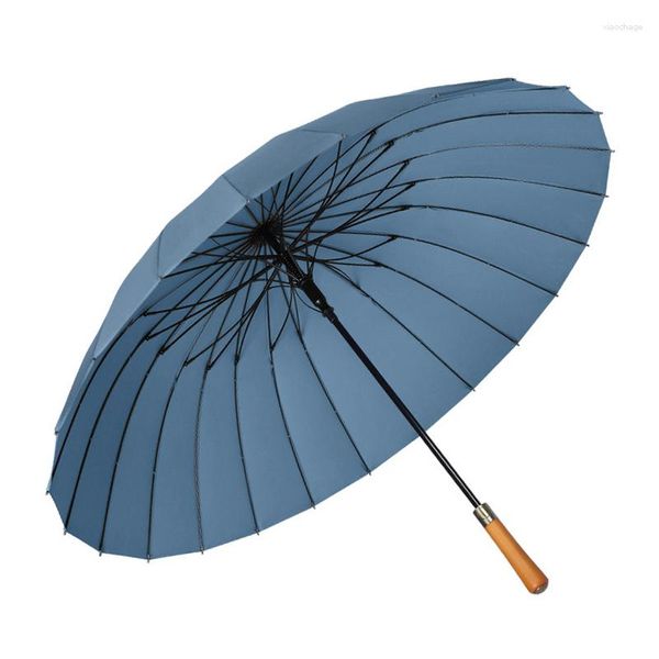 Parapluies renforcés extra larges à poignée longue pour hommes, coupe-vent automatique, simple, double soleil, parasols Ambrella B