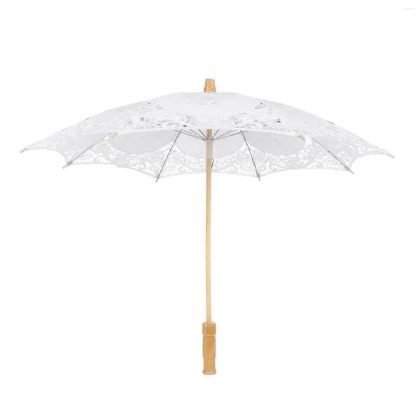 Parapluies Parapluie Parapluie Parapluie Pour Femmes Paralas Pluie Mariée Dentelle Parasol Décor Pastoral Nuptiale