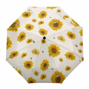 Parapluies Sunflower Bee Paint