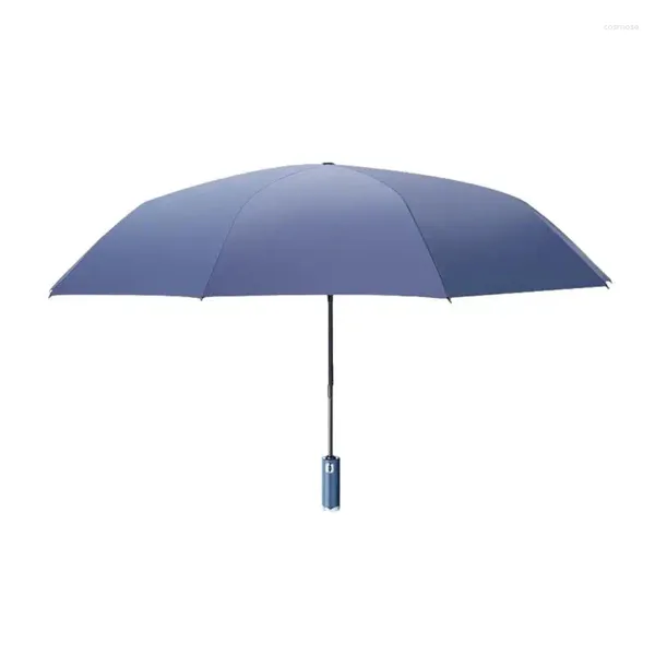 Umbrellas Travel Rain Rain Sun Automático Automático Fuerte Ulvioleta Ulvioleta Cubiertas de sombra con mango de luz LED