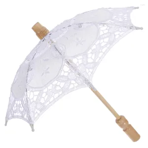 Parapluies Parapluie Dentelle Parasol Vintage Mariage Mariée Mariée Tea Party Blanc Fantaisie