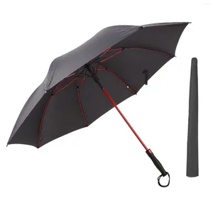 Parapluie parapluie grande poignée confortable Construction renforcée à haute densité Windproof pour la réunion des affaires