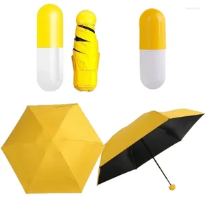 Paraplu's Paraplu Mini Licht Klein Zakje Anti-UV Opvouwbaar Parasol Zonnescherm