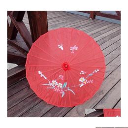 Umbrellas Umbrellas ADTS tamaño japonés chino oriental oriental tela de tela hecha a mano para la fiesta de boda decoración de la fiesta mar dhvag