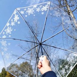 Parapluies à l'envers Transparent Automatique Femme Pour Plage Jardin Et Terrasse Parasol Uv Pluie Les Hommes