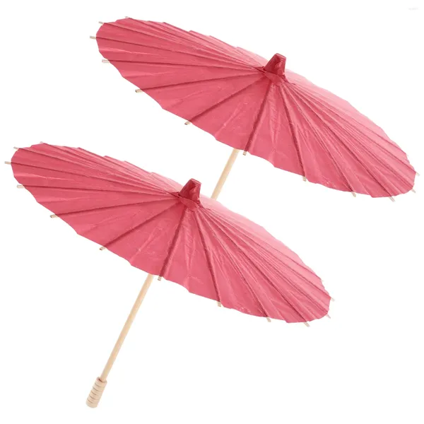 Parapluie vintage chinois de soie en papier d'huile