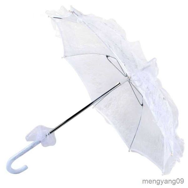 Parapluies Mariage Parapluie Dentelle Parasol Parapluie Coton Broderie Blanc / Ivoire Battenburg Dentelle Parapluie Décorations Parasols R230705