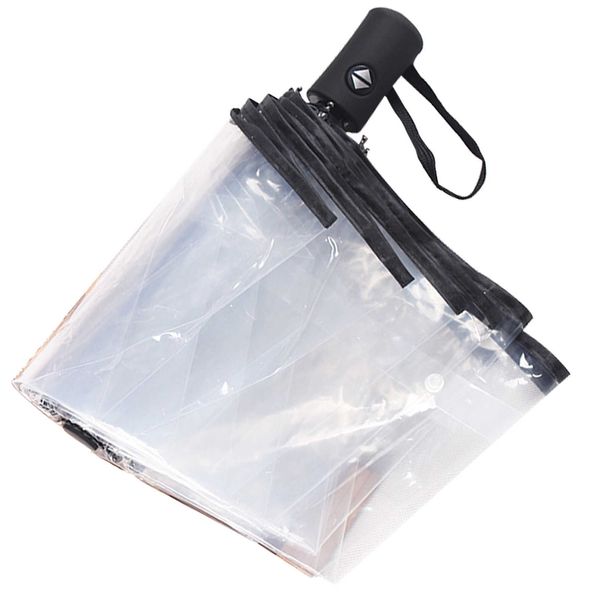 Parapluies coupe-vent ouverture automatique fermeture enfants adultes léger transparent portable compact mode automatique parapluie pliant 8 nervures pluvieux