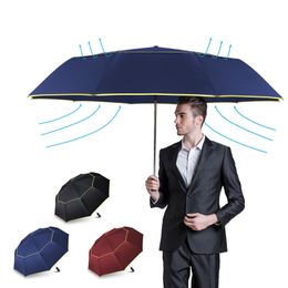 Paraplu's winddichte grote paraplu met een diameter van 120 cm automatische dubbele regen dames 3-voudige paraplu herenfamilie Travel Business Umbrella 230330