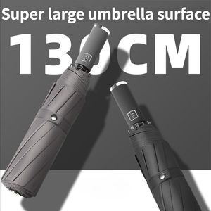 Umbrellas Windproof Strong Super Large Fully Automatic Folding Umbrella for Men Business Waterproof Sunproof Strong Shade Uv Big Umbrellas 230731