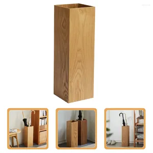 Parapluies en bois parapluie seau vase porte-maison hall fleurs séchées stand entrée reste support de rangement en plastique