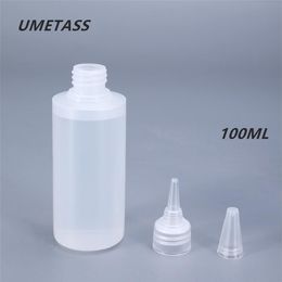 UMETASS Bouteilles en plastique durables Squeeze 100ML Flacon compte-gouttes vide étanche pour la vente de pigments LiquidOilColor T200819184v