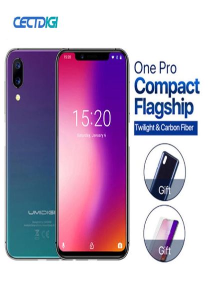 UMIDIGI One Pro 4GB 64GB P23 Octa Core Global Band 59quotteléfono móvil carga inalámbrica Android 81 NFC 12MP5MP Dual 4G smart8351806