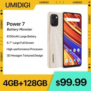 Umidigi Power 7 Téléphone Android Smartphone UNISOC T610 RAM 4 Go Rom 128 Go 6.7 