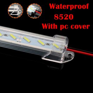 Umlight1688 Aluminium SMD 8520 LED Bar Light 12 V 72LED 1M LED Luces Strip met Cover LED Strip Bar Licht Waterdicht / NOWTOP