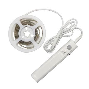 Umlight1688 batterij sensor LED Strip Nachtlampje Licht Beweging Actief Inductielig Licht met automatische uitschakeling Timer Warm Wit