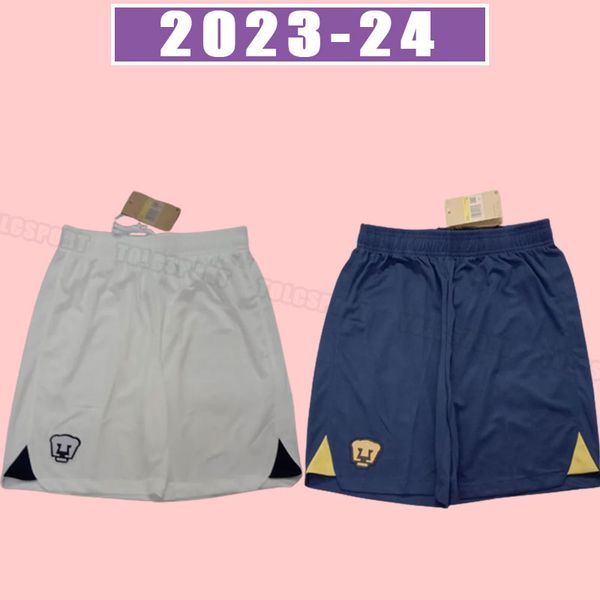 Pantalones cortos de fútbol de la UNAM 23 24 Club de fútbol mexicano UNAM león O.ISLAS camiseta 2023 2024 pantalones de fútbol para hombres LIGA MX Cougar hogar visitante tercero