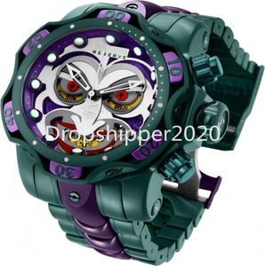 Watch Watch Watch DC Comics Joker Mens Quartz 525 mm Modelo de acero inoxidable 30124 Relojes de cronógrafo impermeable 8967605
