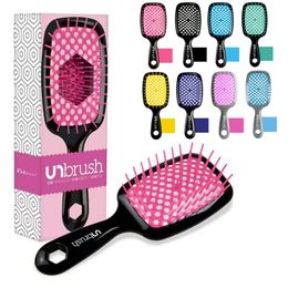 Ontwarren Ontwarrende Haarborstel Antistatische Paddle Brush Brosse Club Massage Haarborstel Kam Voorkom Trichomadesis Haar SAC Massager