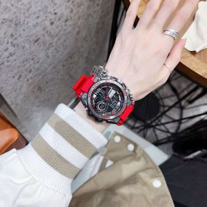 Undead Bird stalen hart mannelijke student Koreaanse editie trendy nachtgloed waterdicht elektronisch horloge met hoge uitstraling