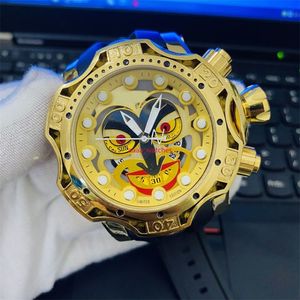 Ongeslagen Joker Herenhorloge Lichtgevende grote wijzerplaat Luxe horloges Invincible Masculino voor 296k