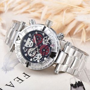 Ongeslagen Reserve SUBAQUA NOMAI Wijzerplaat Super Kwaliteit Mannen Horloge Wolfraam Staal Multifunctionele Gouden Quartz Watch320A