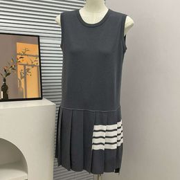 Robe de créatrice non définie Robes gris pour femme fête des jupe d'été de mode pour femmes vêtements élégants womandress de haute qualité nouvelles tenues