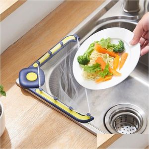 Under-Sink Countertop Filtratie Keukenbalk Zink Strainer Afvoer Groente Fruit Drainer Basket Zuiging Cup Rack voor opbergde wastafels DHII5