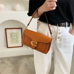 Onderarm handtas licht luxe designer handtas mode eenvoudige solide kleur retro schoudertas designer tas tas voor dames portemonnee