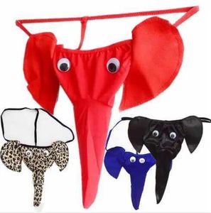 Sous-caisson 1 morceau d'hommes sexy mini sous-vêtements Elephant String sous-vêtements confortables Bikini Classic Underwear Mens Mens Underwear Valentines Gift Q240529