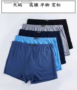 Onderbroeken 100% katoen Big size onderbroek heren Boxers plus size grote maat shorts ademend katoenen ondergoed 2XL 10XL 1 stks/partijC24315