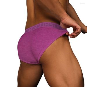 Onderbroek 12 kleur mannen briefs katoen sexy ondergoed man slip gay bikini streep low wasit heren onderwerk gratis schip bs3123