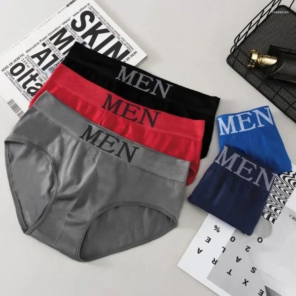 Calzoncillos 1 unid bragas para hombres ropa interior sexy calzoncillos masculinos hombres jockstrap pantalón cómodo resbalón transpirable algodón para hombre