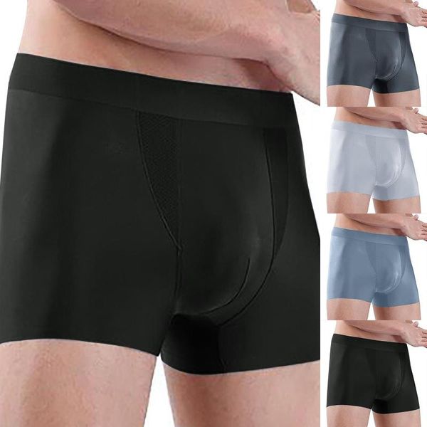 Calzoncillos 1 unid bragas para hombres ropa interior sexy calzoncillos masculinos hombres suspensorio pantalón cómodo resbalón transpirable algodón para hombre L5