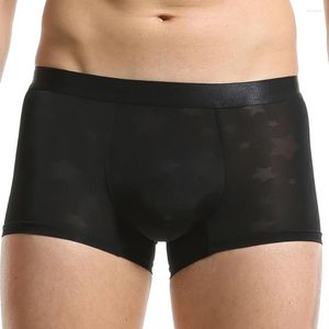 Onderbroek 1 Pc Mannen U-Convexe Pouch Boxers Shorts Ondergoed Lingerie Sexy Lage Taille Man Slipje Ultra Dunne slips