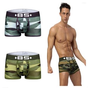 Onderbroek 1 STKS Camouflage Gedrukt Boxershorts Mannelijke Slipje Ademend Comfortabel Brief Ondergoed Voor Mannen