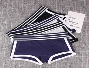 Onderbroeken 1pcs Dames Kleur Shorts Tomboy Midwaisted Neutraal Ondergoed Katoen Boxer Briefs Effen Knickers Tran Les Lesbisch Boysho7068403