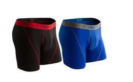 Calzoncillos 2 Pack ExOfficio Ropa interior para hombre Malla deportiva para hombre Calzoncillo bóxer de 6 "Transpirable Ligero Secado rápido Ropa interior para hombre EE. UU. Tamaño S-XXL 230717