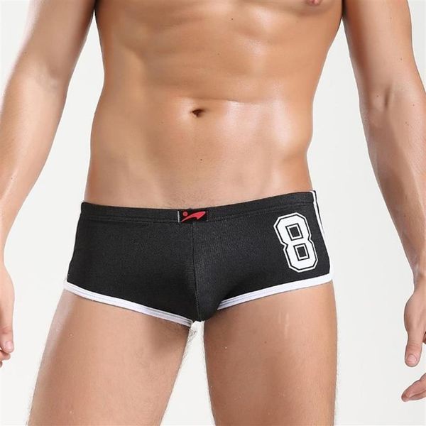 Calzoncillos 2020 algodón para hombre Boxer Shorts ropa interior bolsa de pene grande ropa de dormir Gay hombres boxeadores cómodos calzoncillos sexy Cueca Super Shorts184w