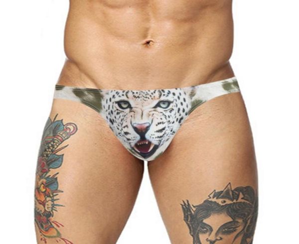 Sous-pants 2021 hommes string mini-bref de maillot de bain gay super sexy wear wuster plage bronzzage bikini tanga basse taille imprimé respirant 8540425