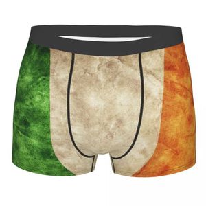 Onderbroek 2022 Polyester Ierland Land Vlag Vintage Mannen Boxer Shorts Heren Slipje Ondergoed Voor Mannelijk Paar